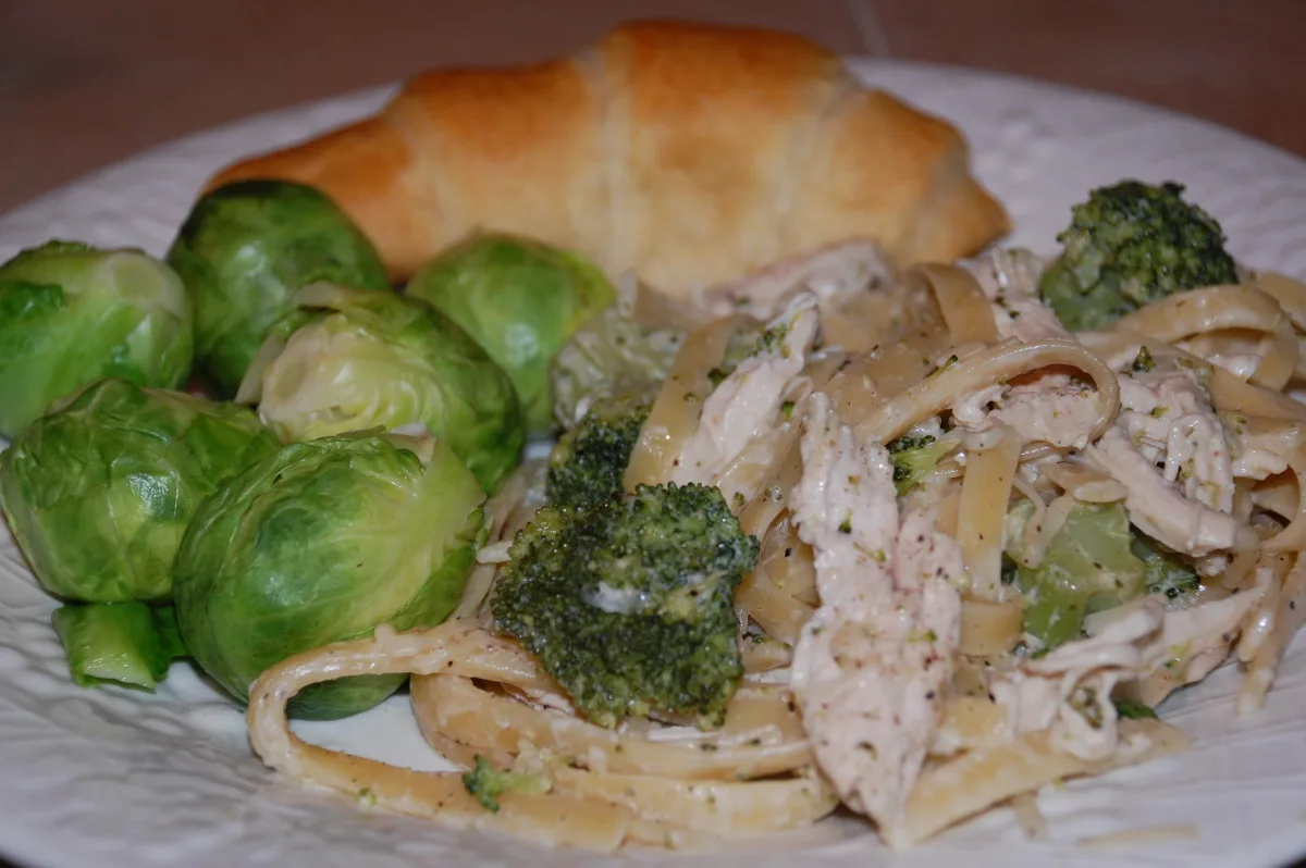 Chicken Fettuccine With Herb Cheese