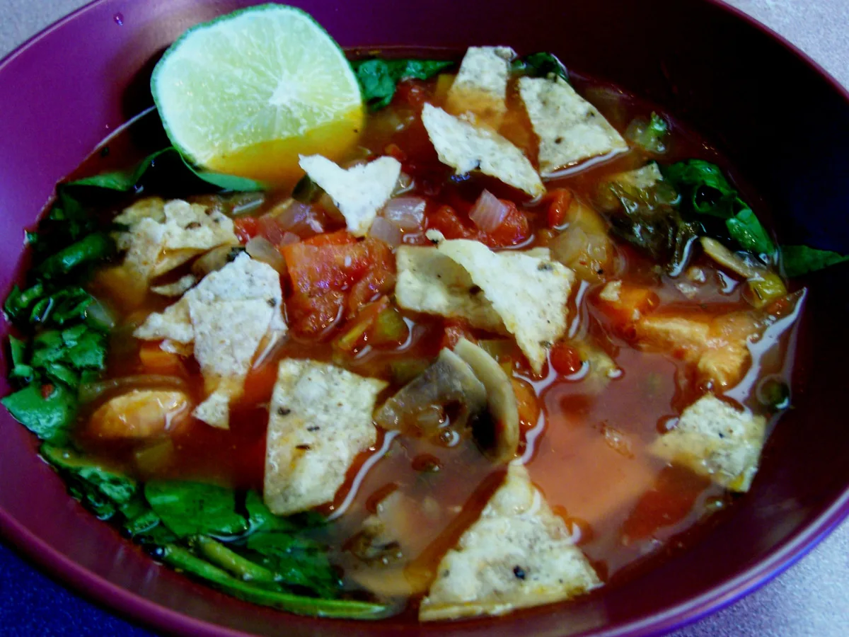 Chicken Lime Vegetable Soup