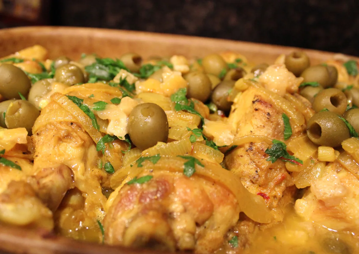 Chicken, Olive and Lemon Tangine
