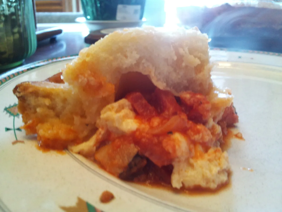 Chicken Pizza Pot Pie