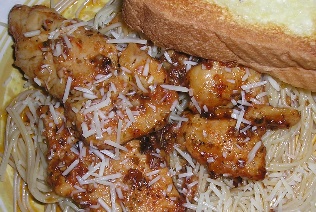Chicken Scampi from the Farmer's Henhouse
