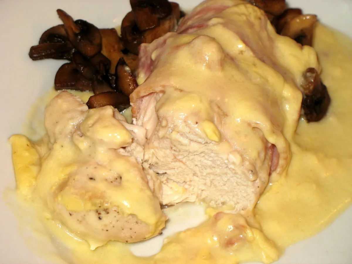 Chicken With Bacon Cream Sauce