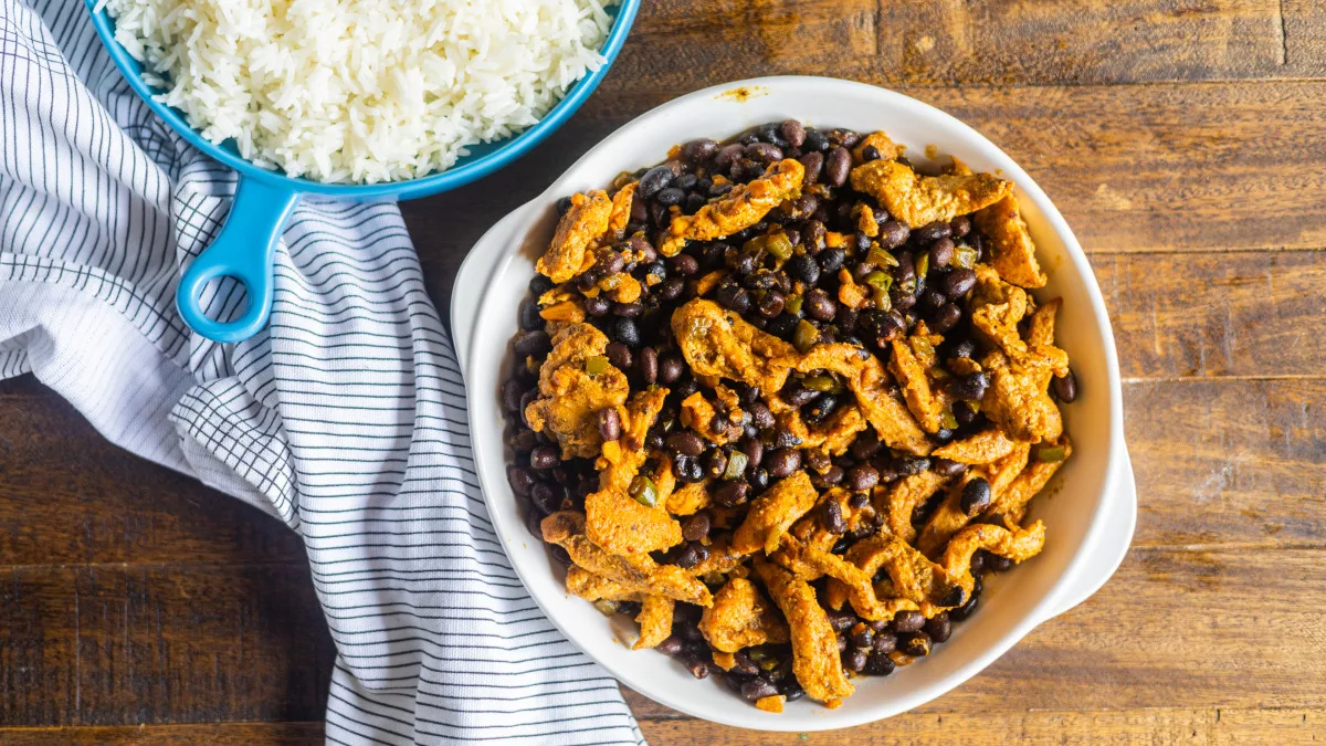 Chicken with Black Beans and Rice