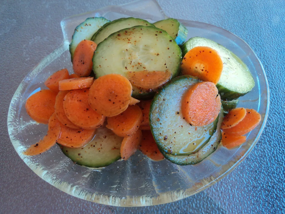Chilean Cucumber and Carrot Salad