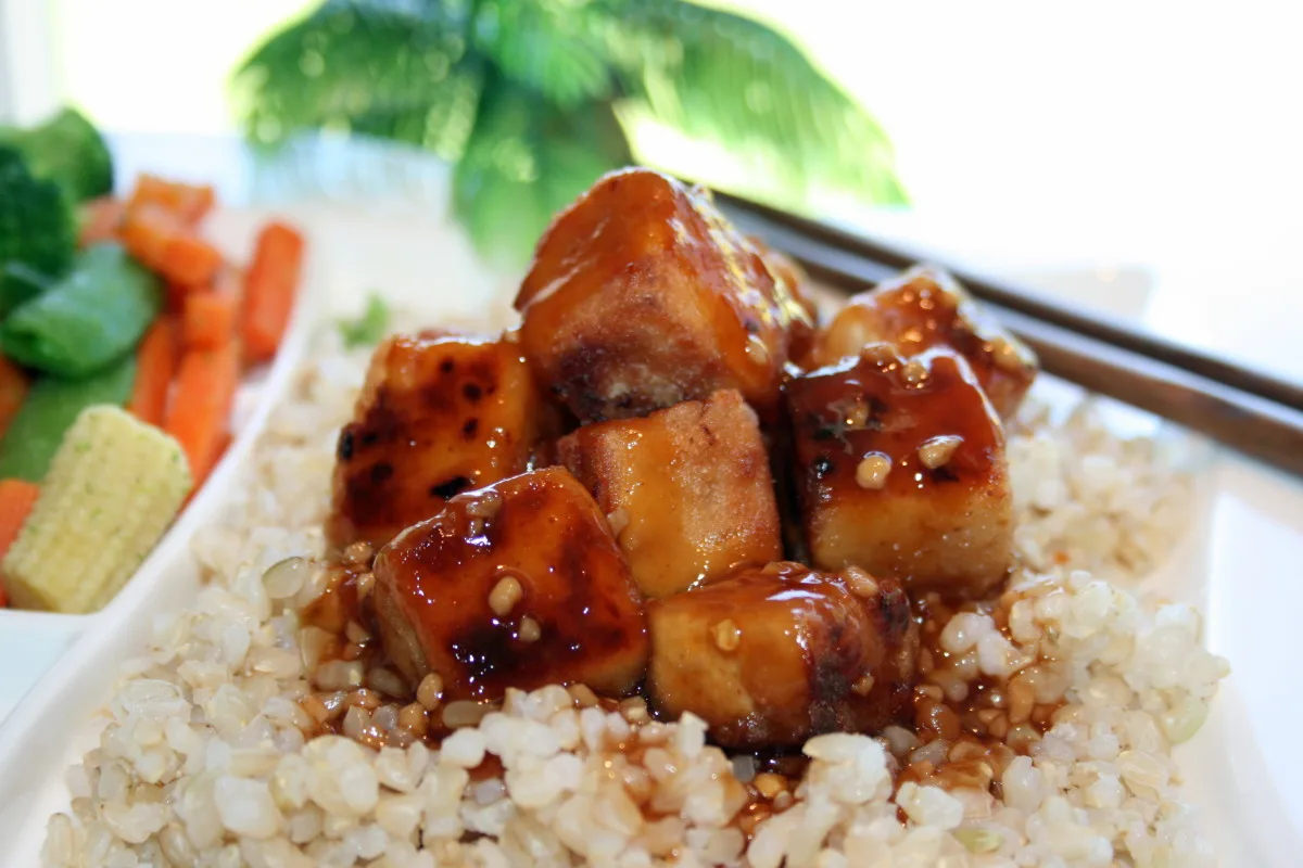 Chinese Bourbon Tofu