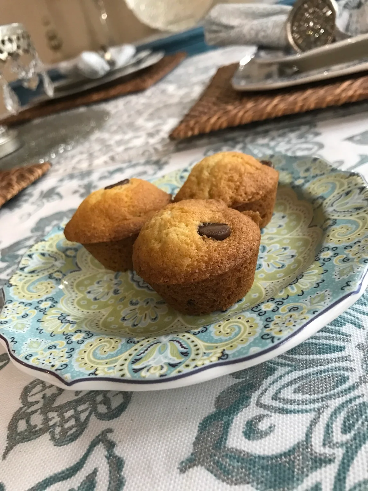 Міні‑мафіни з шоколадними чіпсами