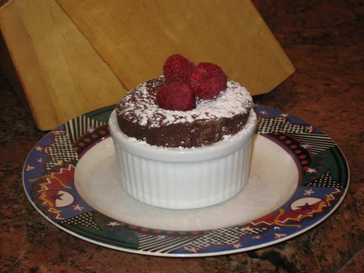 Chocolate-Espresso Mini Souffles