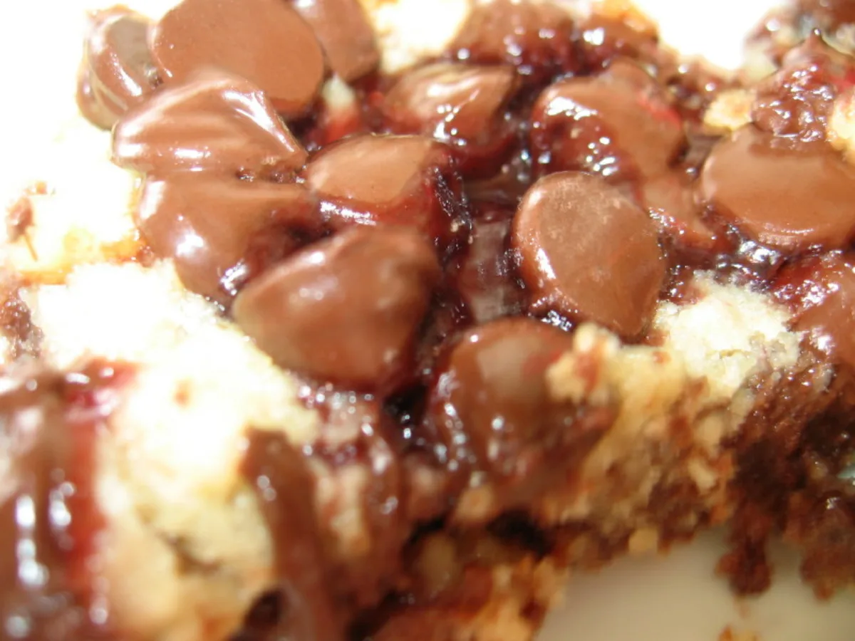 Chocolate Raspberry Crumb Bars