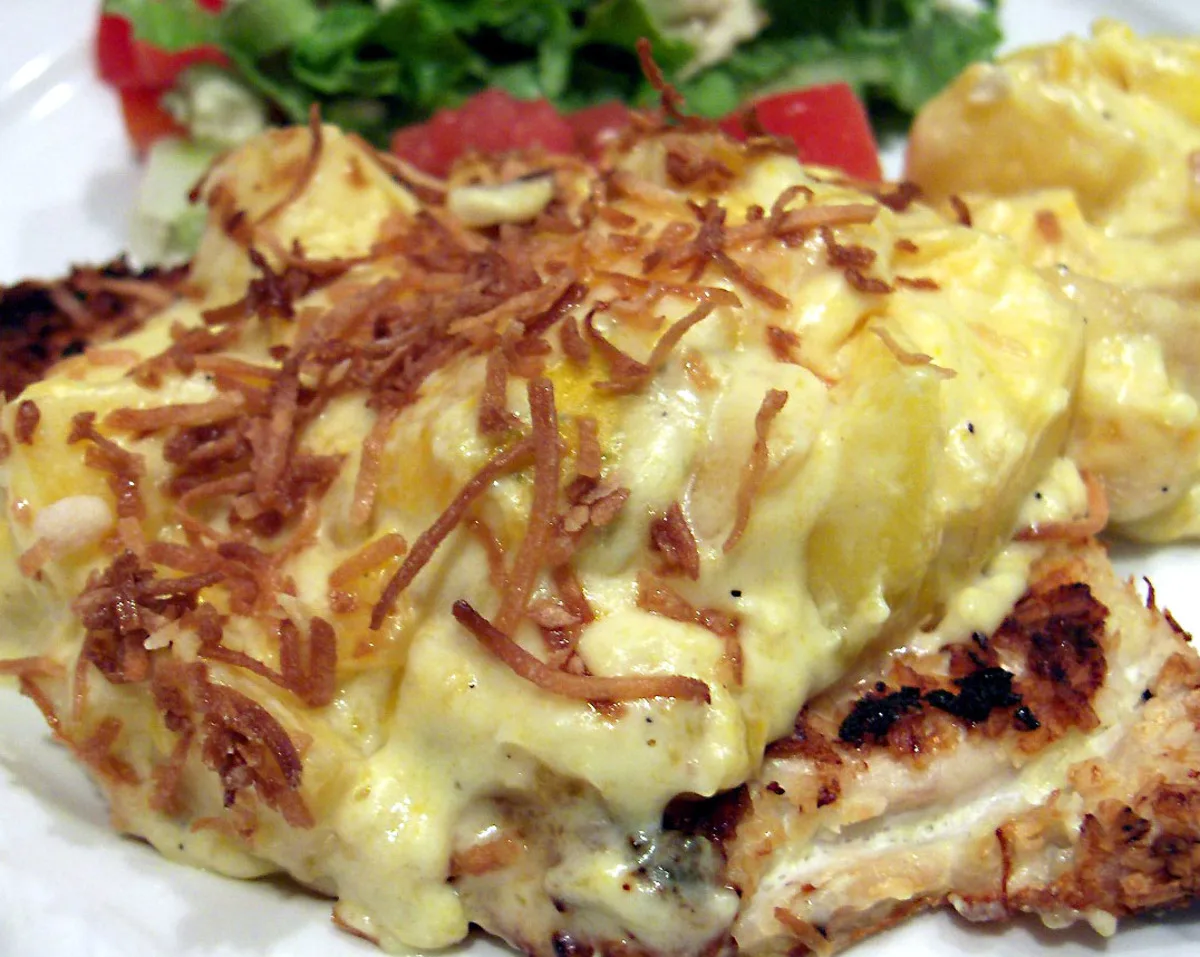 Coconut Chicken With Tropical Fruit Sauce