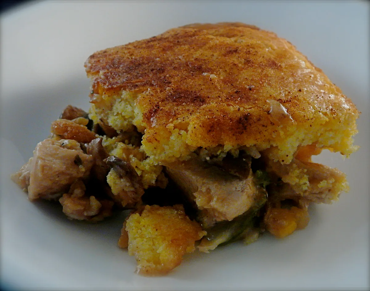 Cornbread Chicken Pie