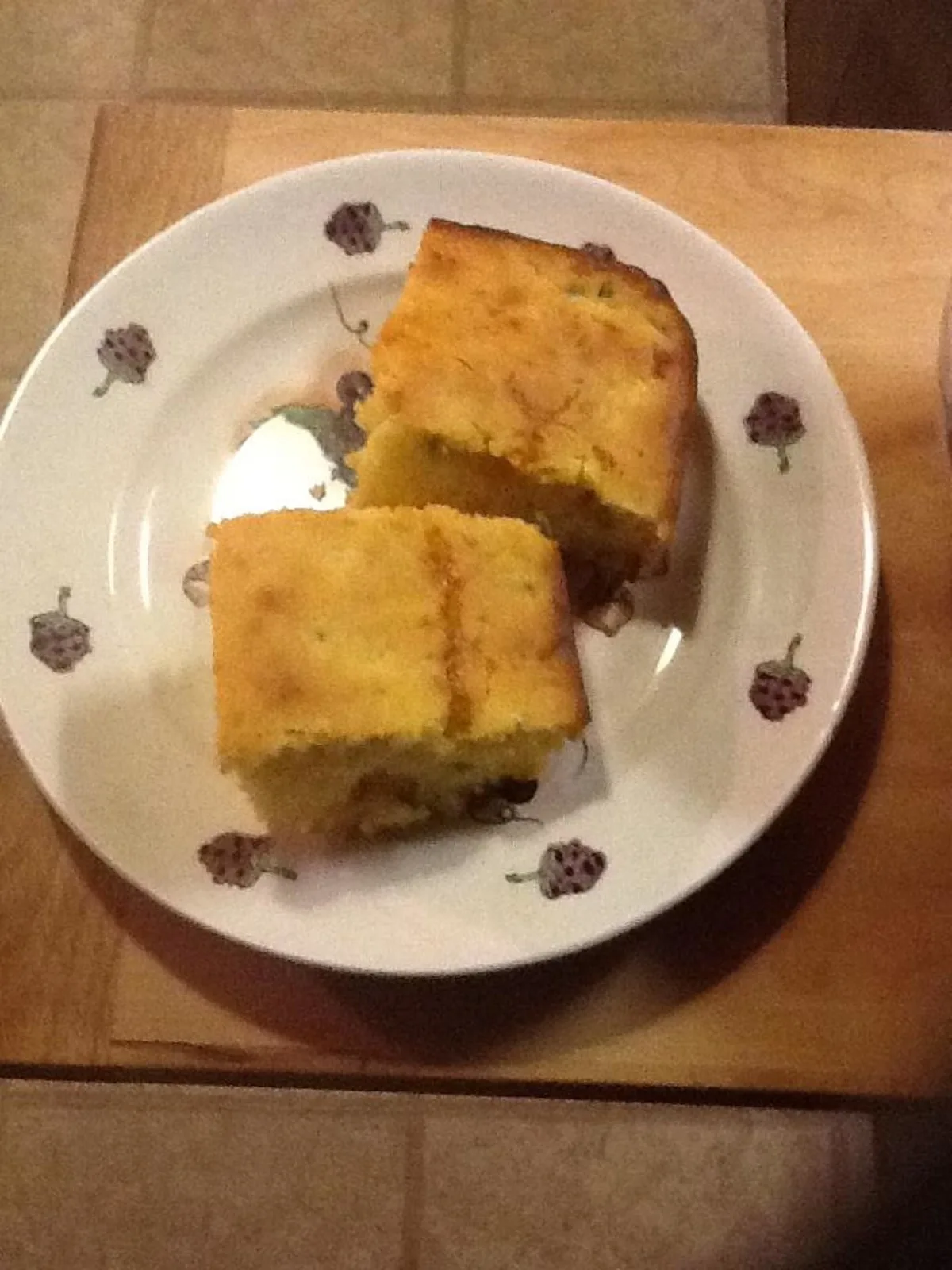 Cornbread With Jalapeno and Cheddar Cheese