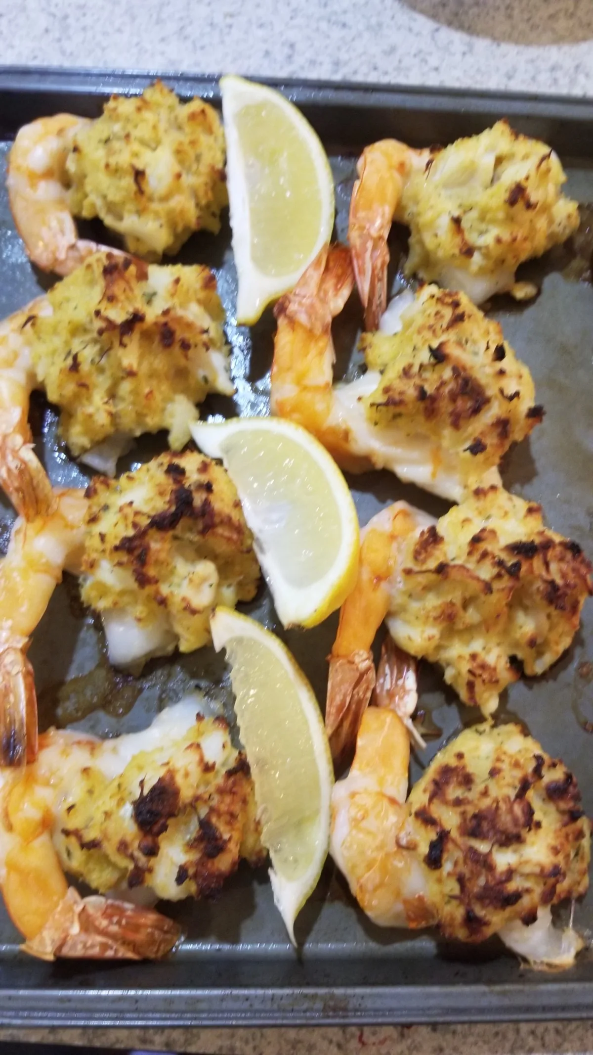 Crab Meat Stuffed Shrimp