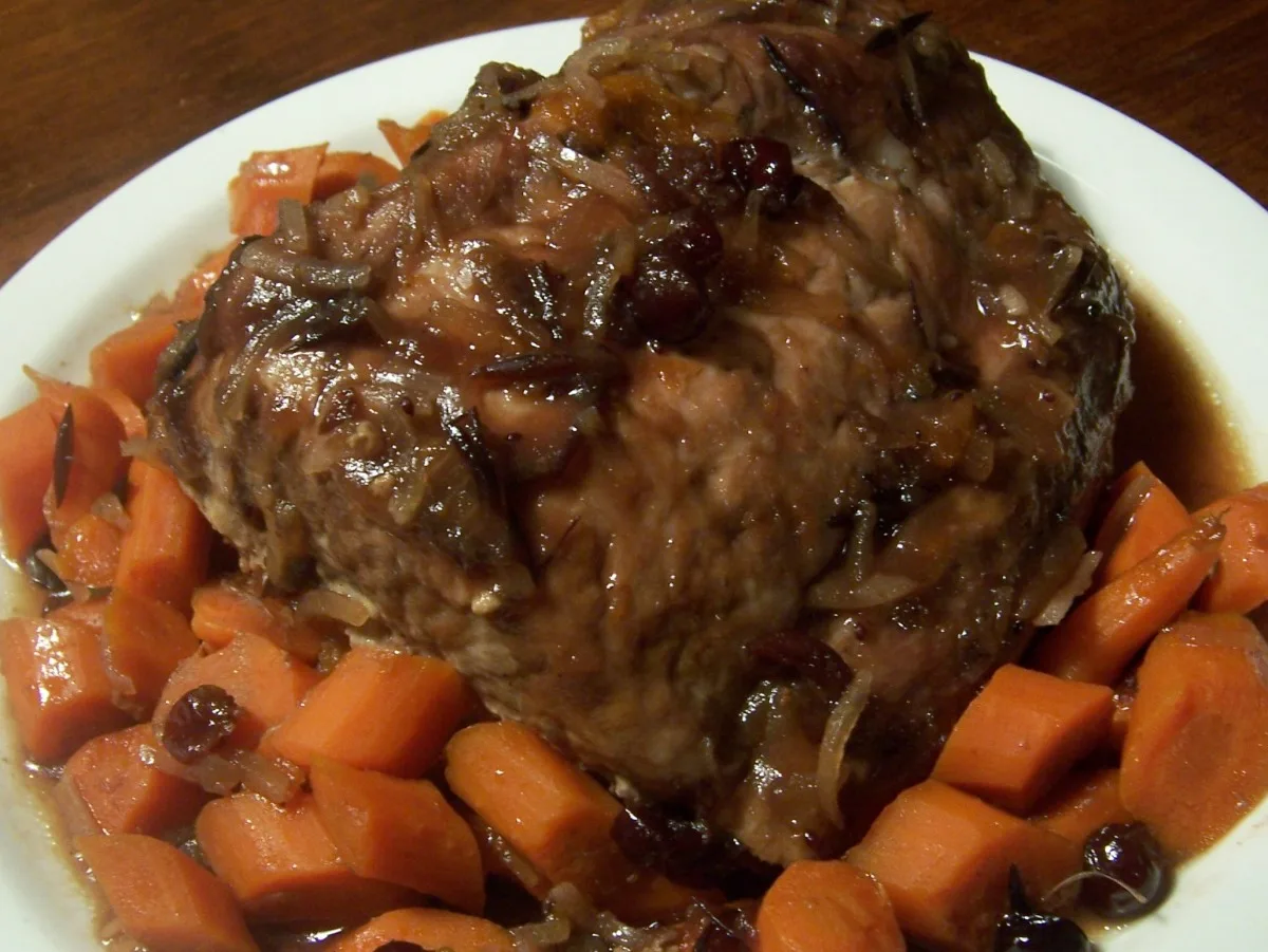 Cranberry Apricot Pork Roast