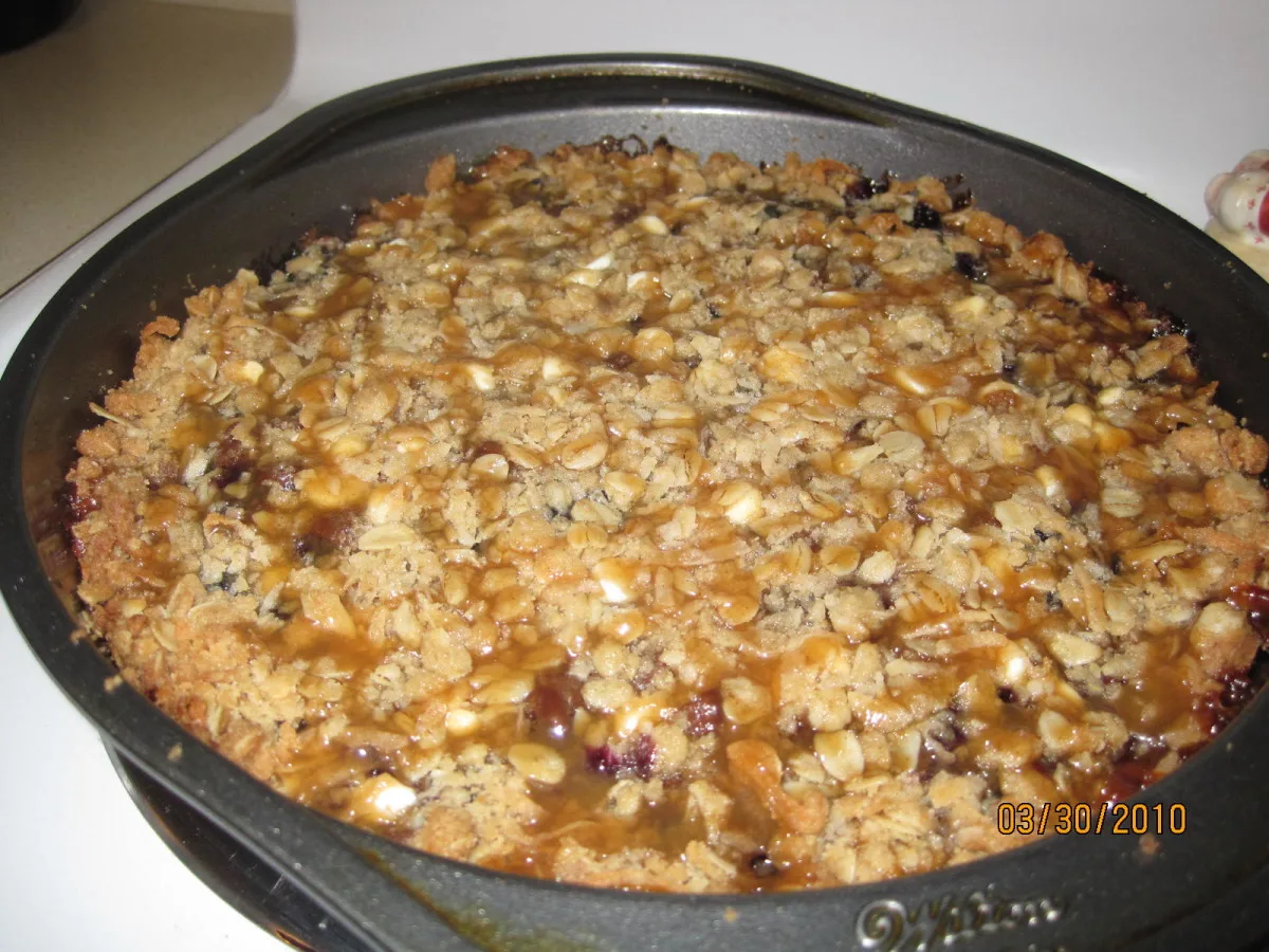 Cranberry Caramel Bars