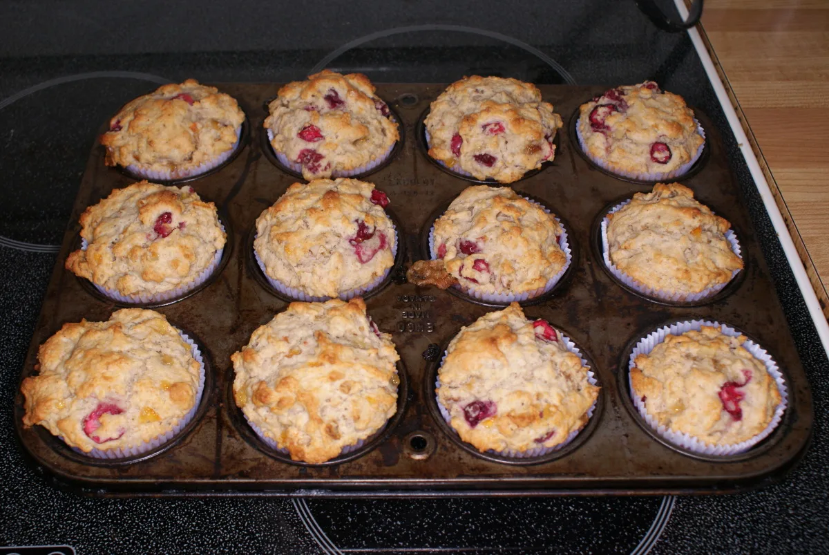 Cranberry-Marmalade Holiday Muffins