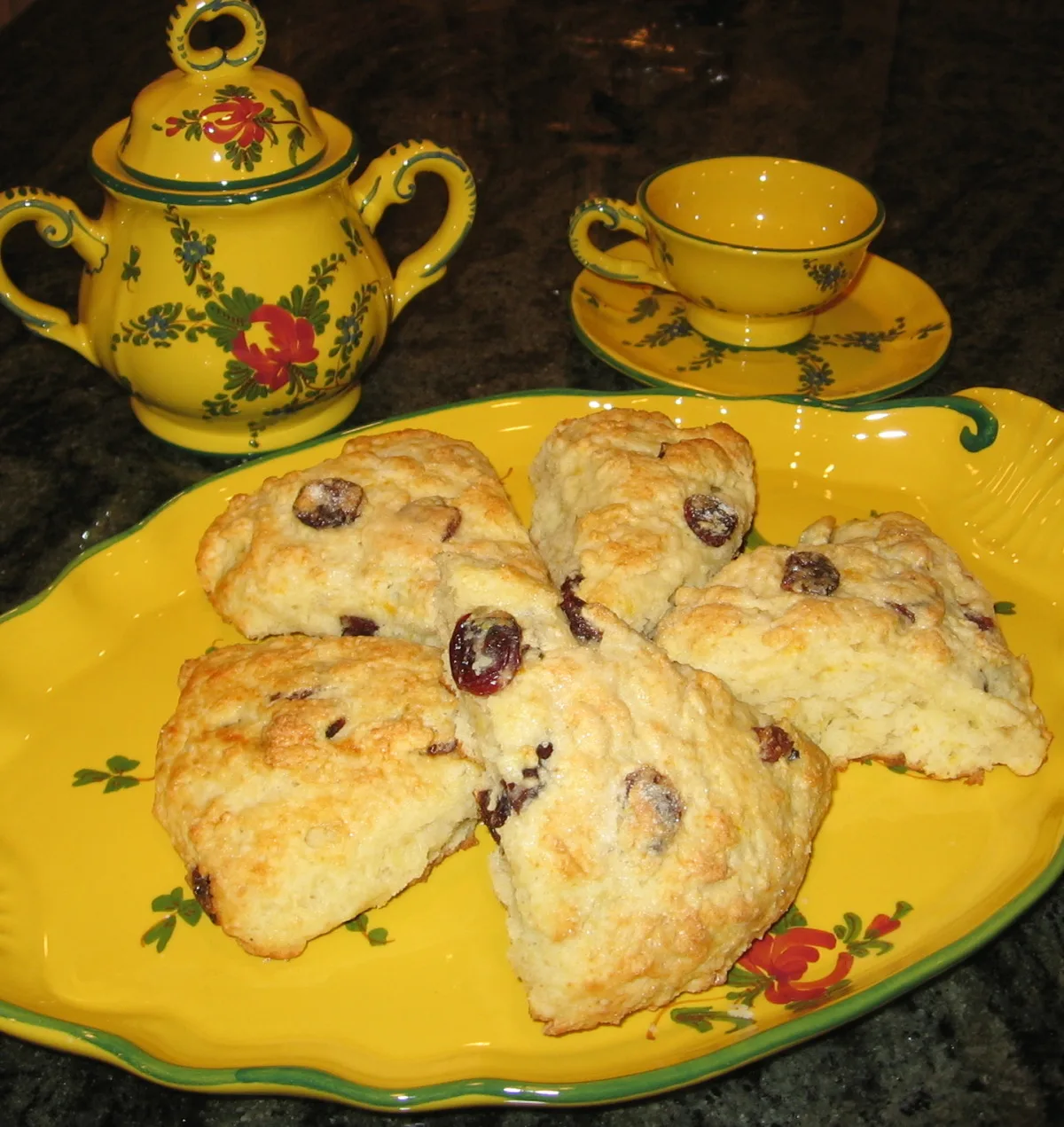 Cranberry-Orange Buttermilk Scones