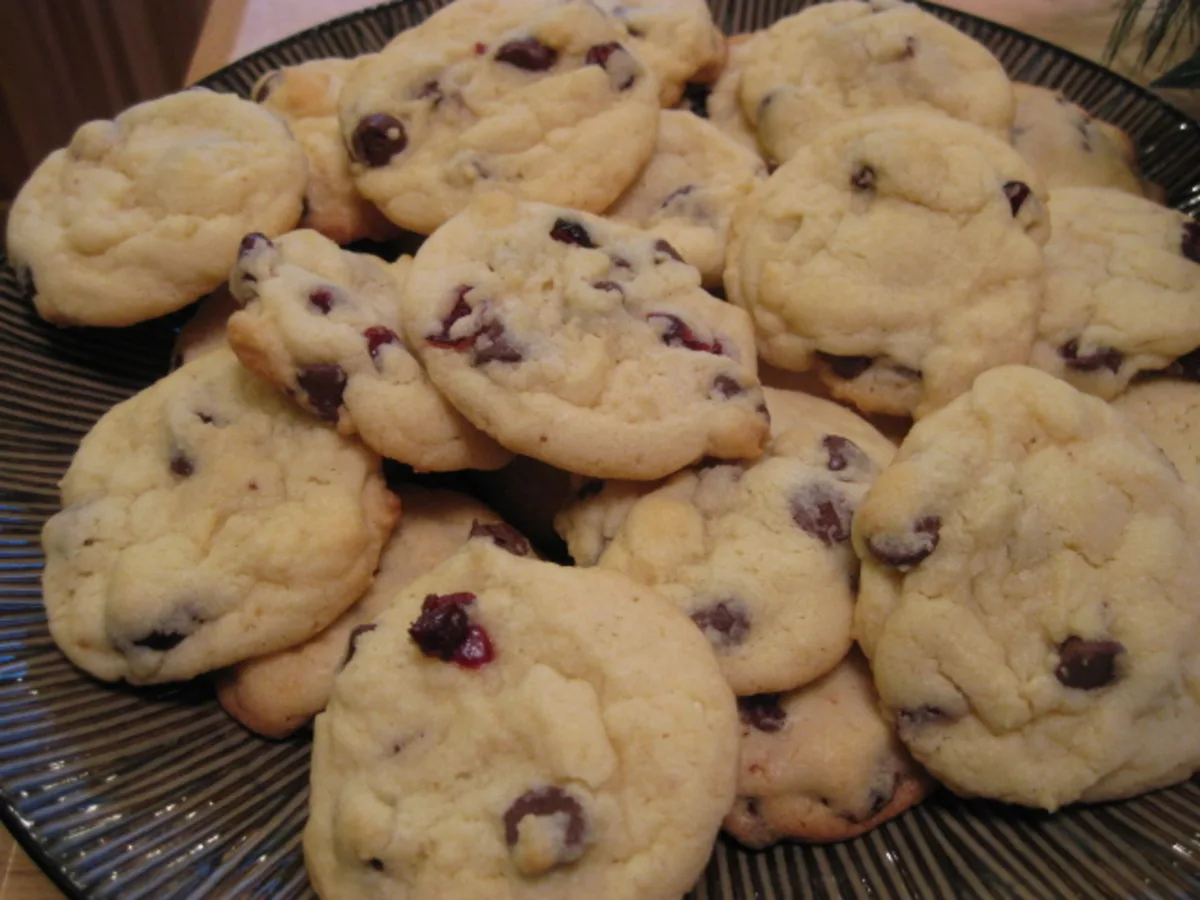Cranberry Orange Chocolate Chip Cookies