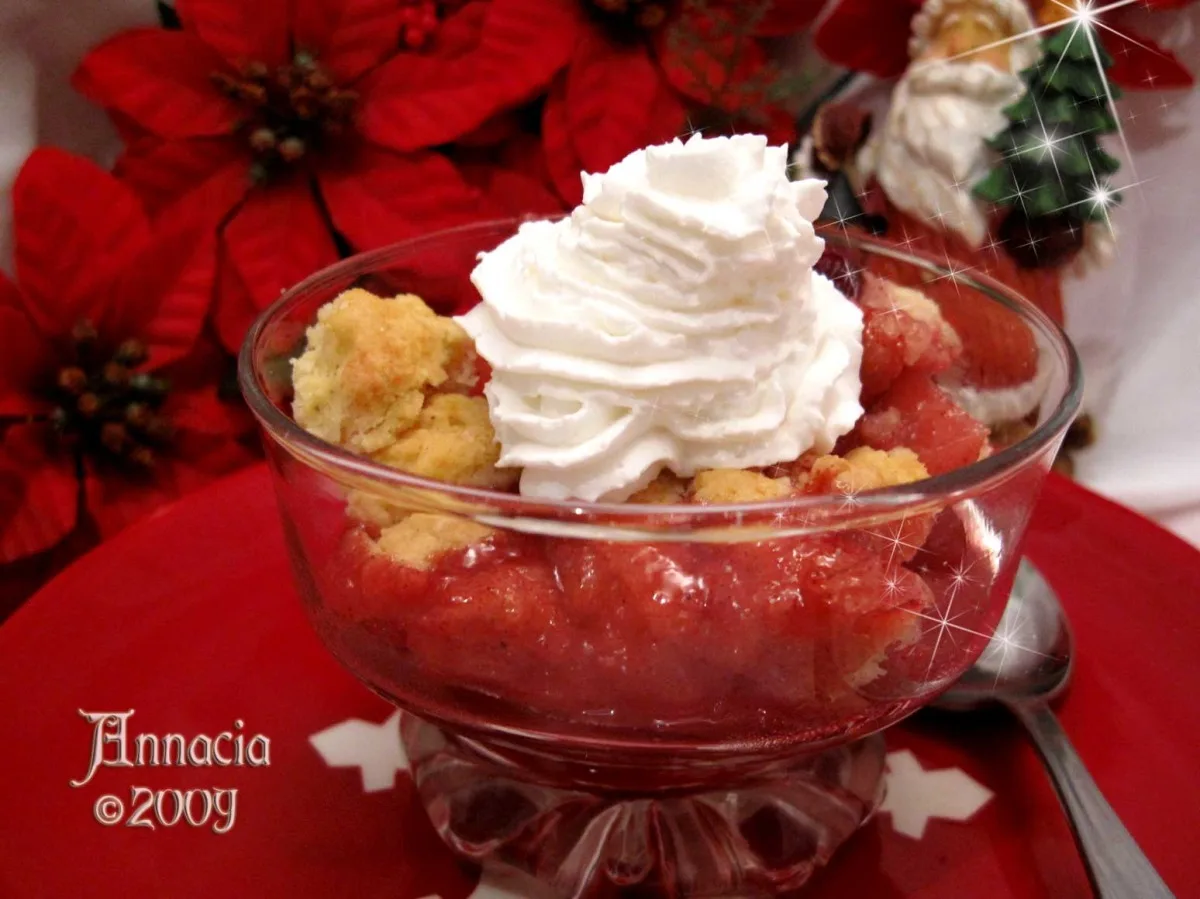 Cranberry Pear Cobbler