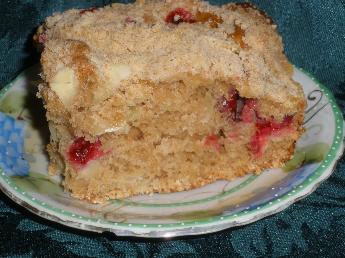 Cranberry-Pecan Streusel Coffeecake