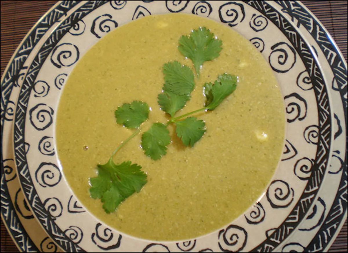 Creamy Coriander / Cilantro Soup