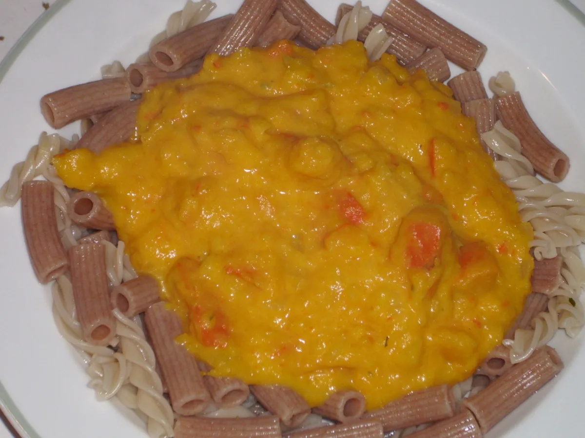 Creamy Hokkaido Squash Pasta Sauce