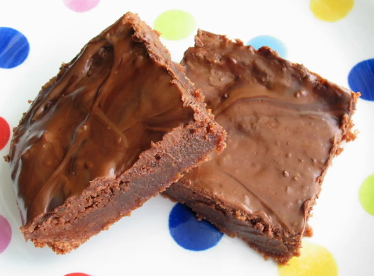 Creamy Peanut Butter Brownies
