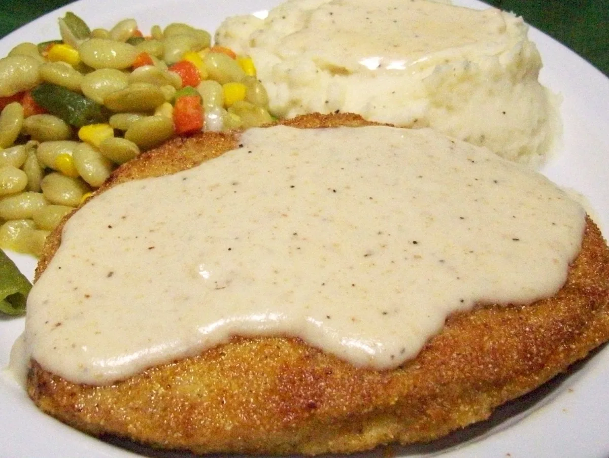 Crispy Pan-Fried Chicken Breast (Or Pork Chops)