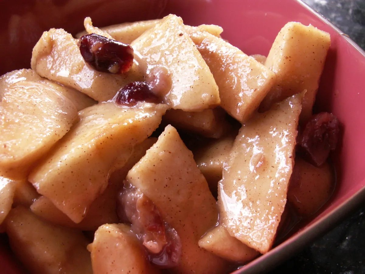 Crock Pot Stewed Apples
