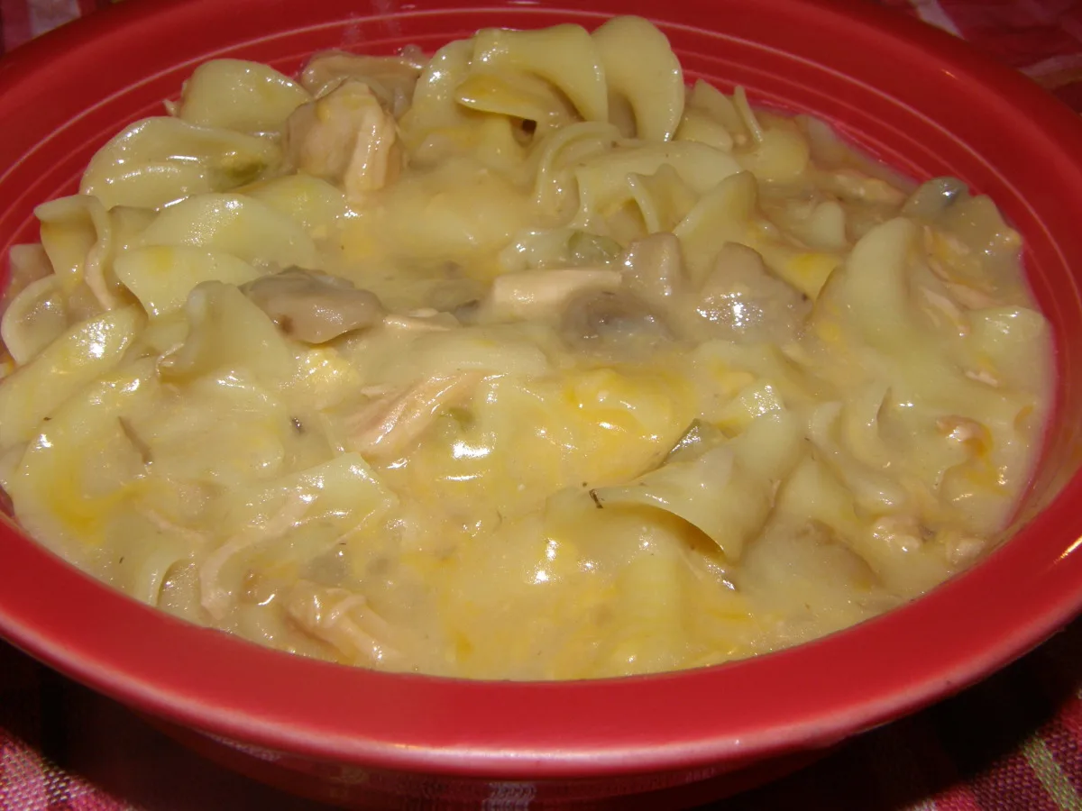 Crock Pot Turkey Tetrazzini