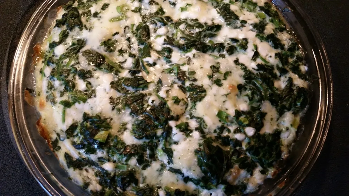 Crustless Spinach & Havarti Quiche