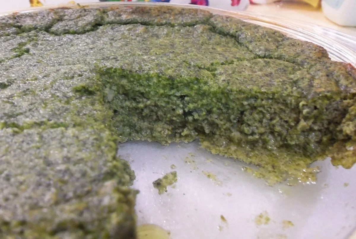 Crustless Spinach Pie