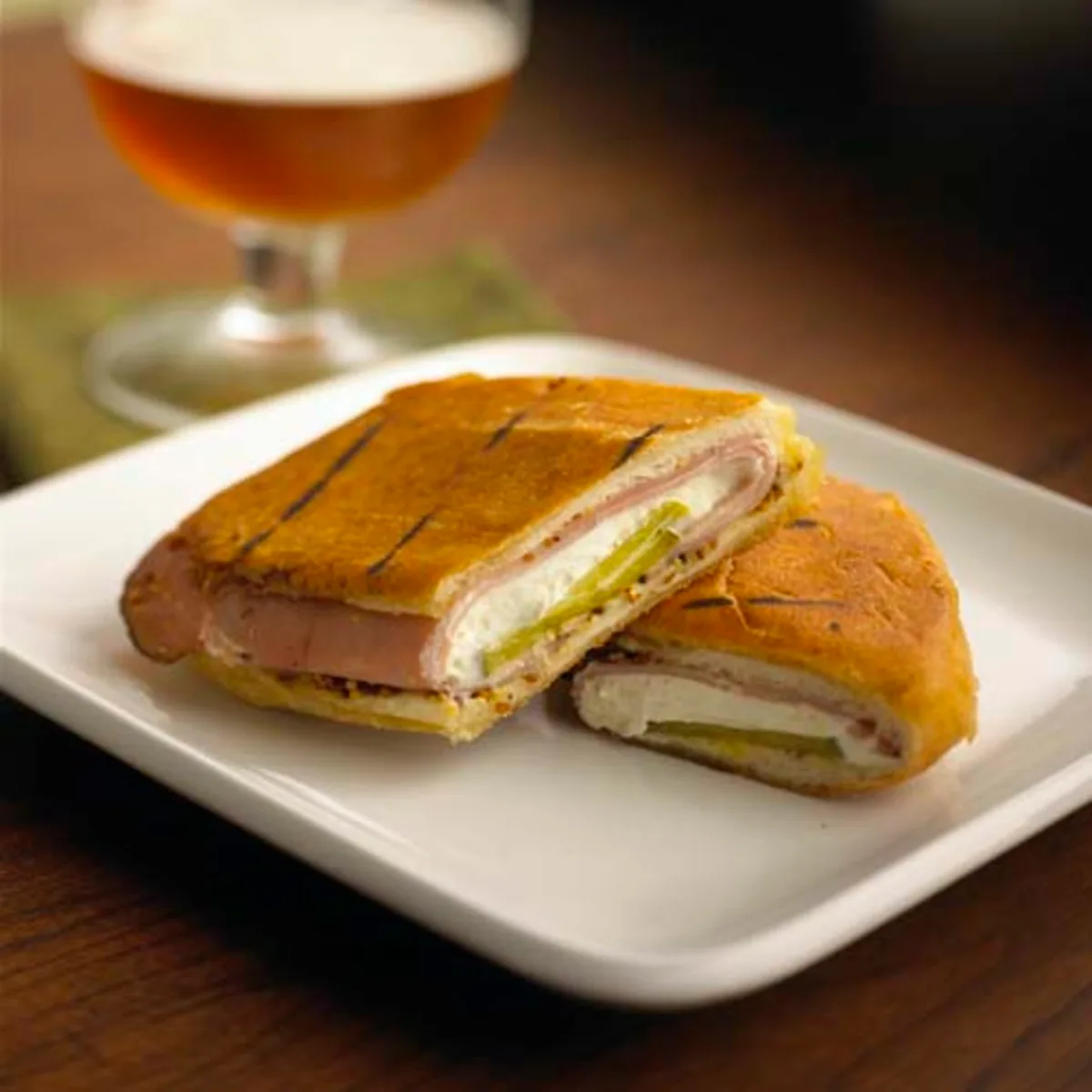 Cuban Sandwich With Fresh Goat Cheese