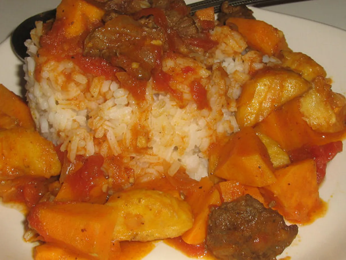 Curried Banana Beef Stew