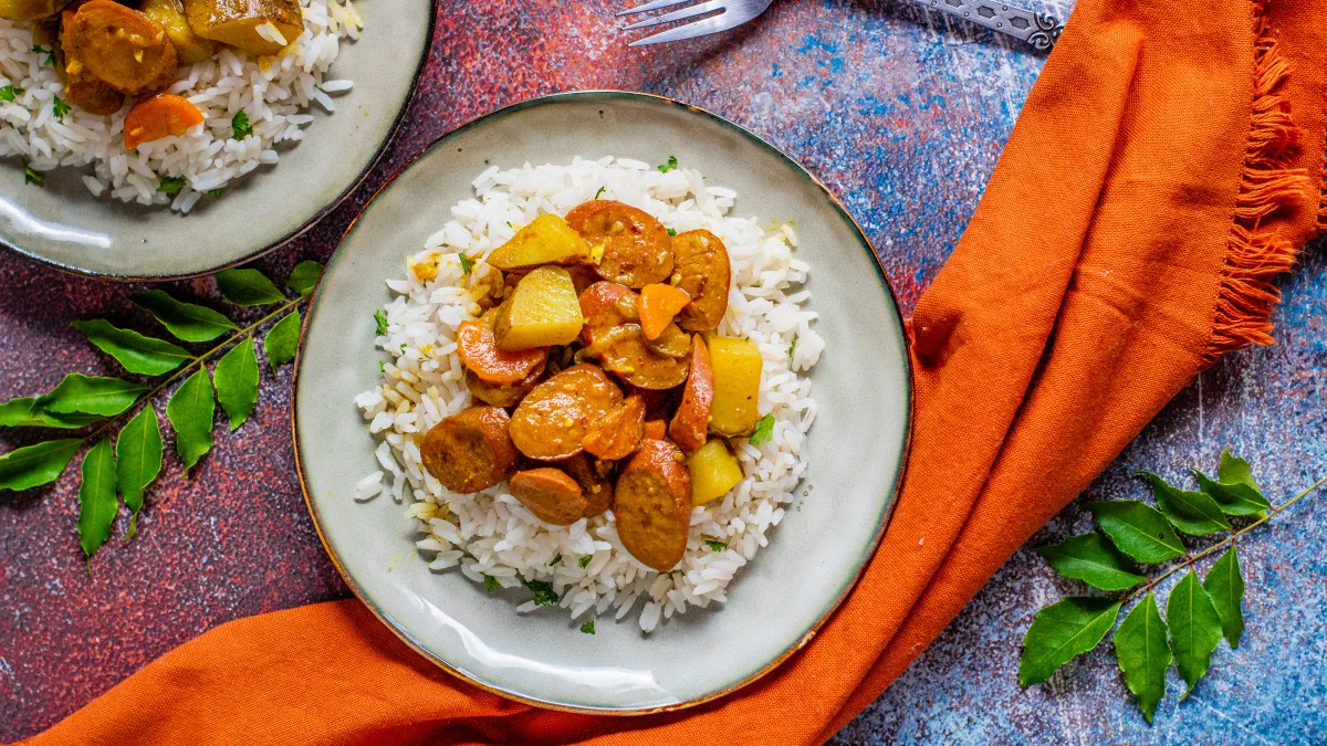 Curried Sausages