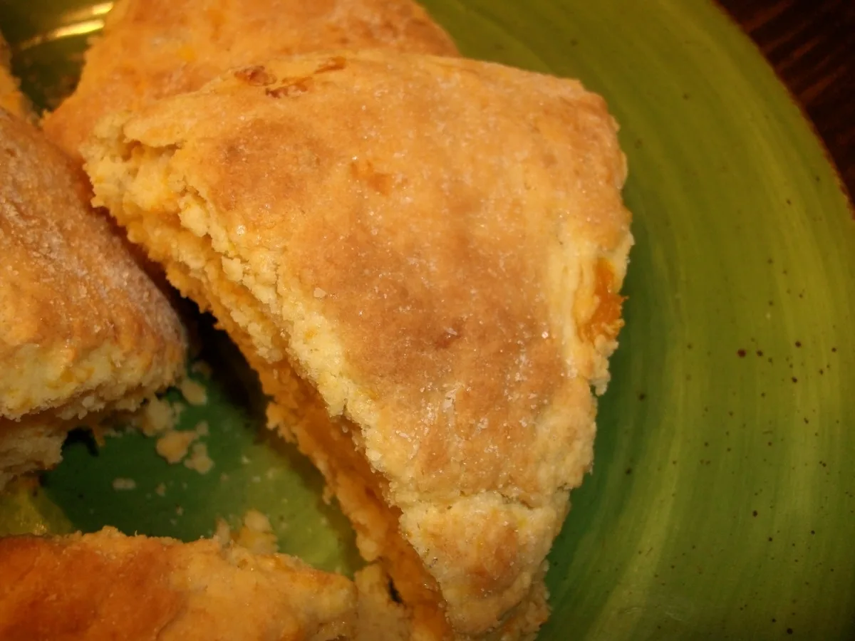 Double Orange Scones with Orange Butter