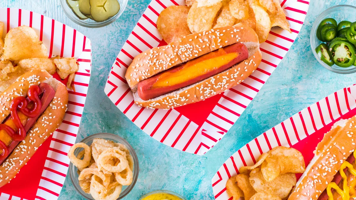Easy Cheesy Hot  Dogs