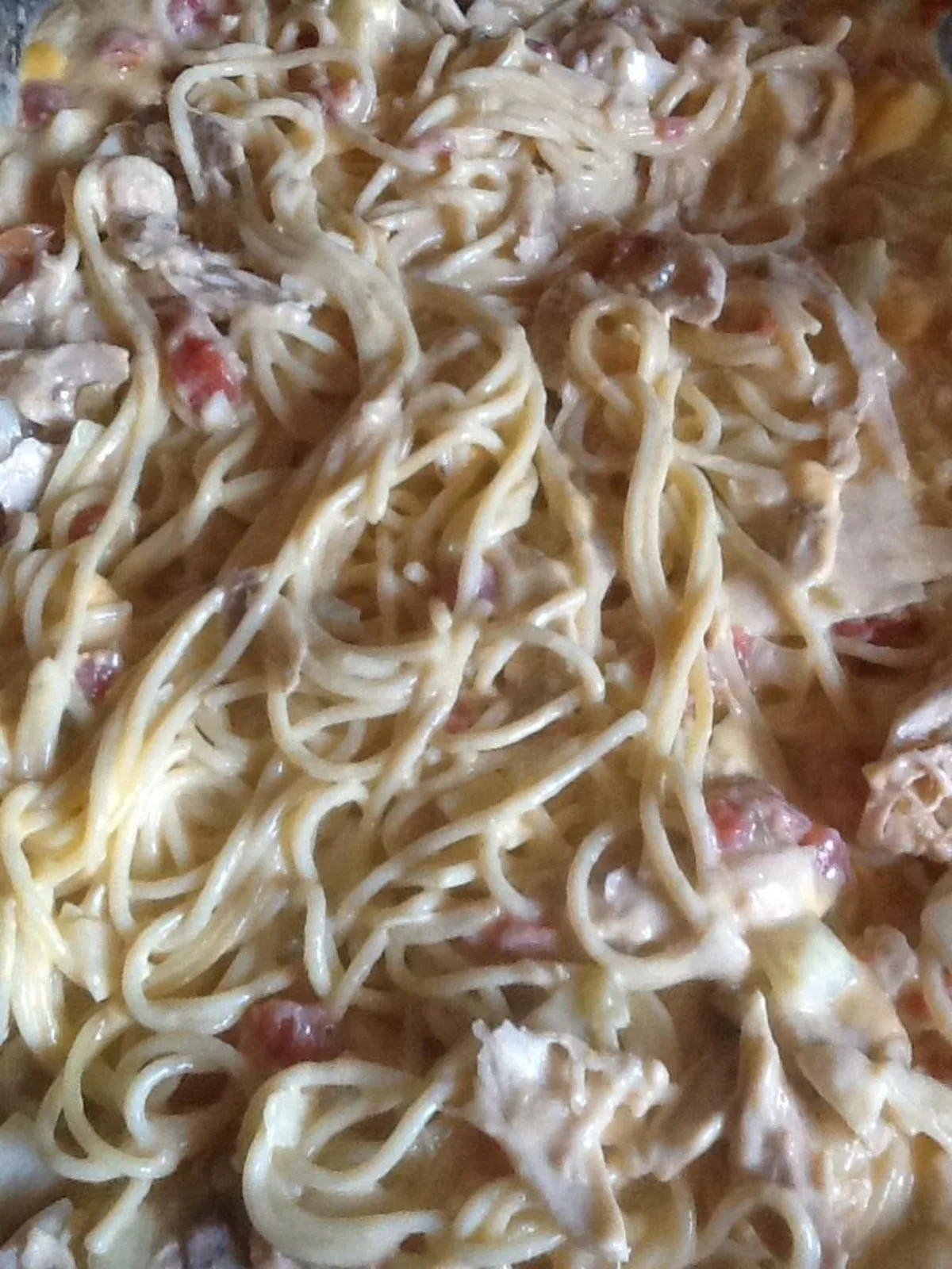 Easy Chicken Spaghetti
