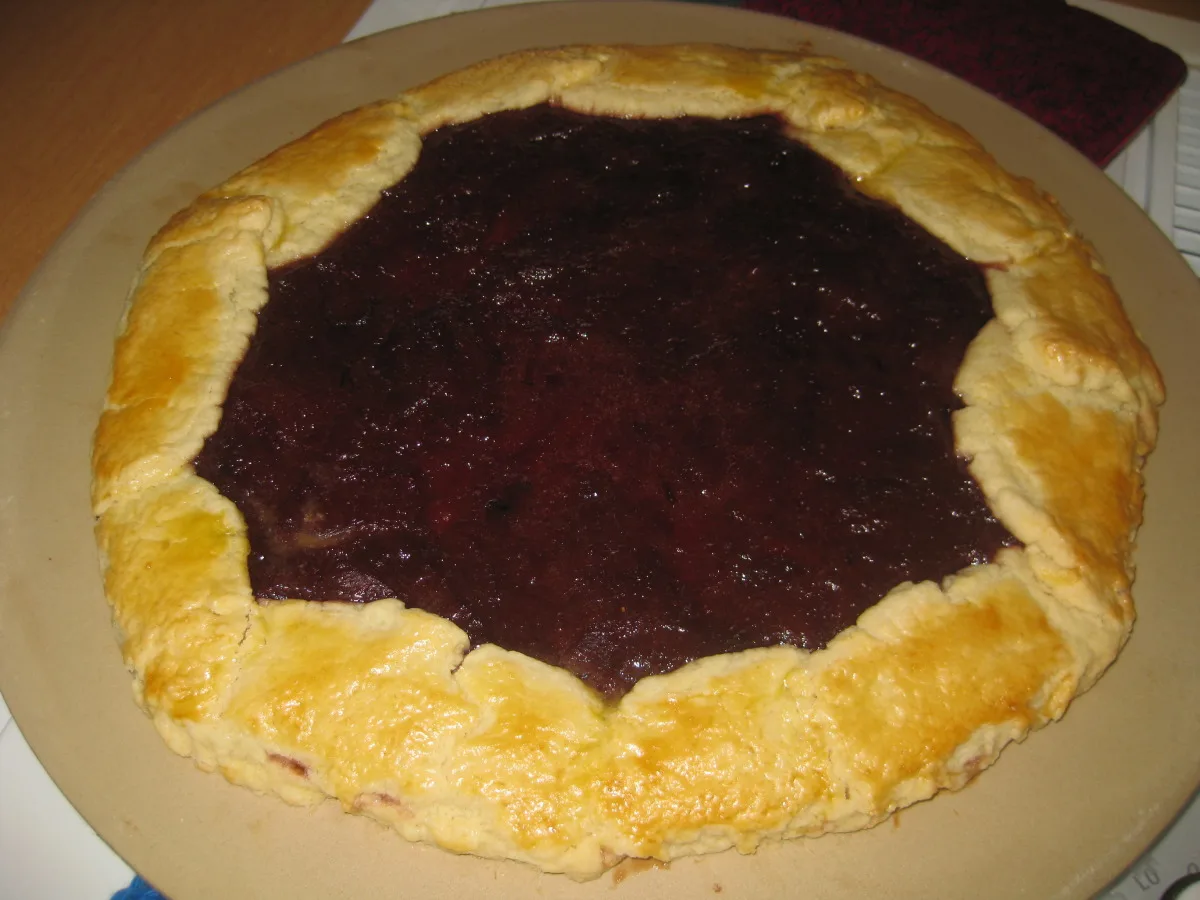 Easy Free-Form Plum Tart