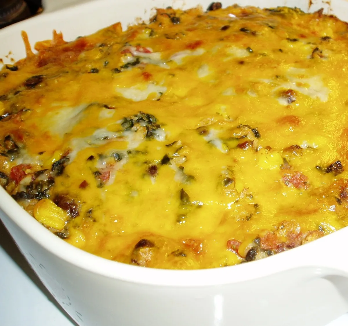 Easy Vegetarian Mexican Lasagna