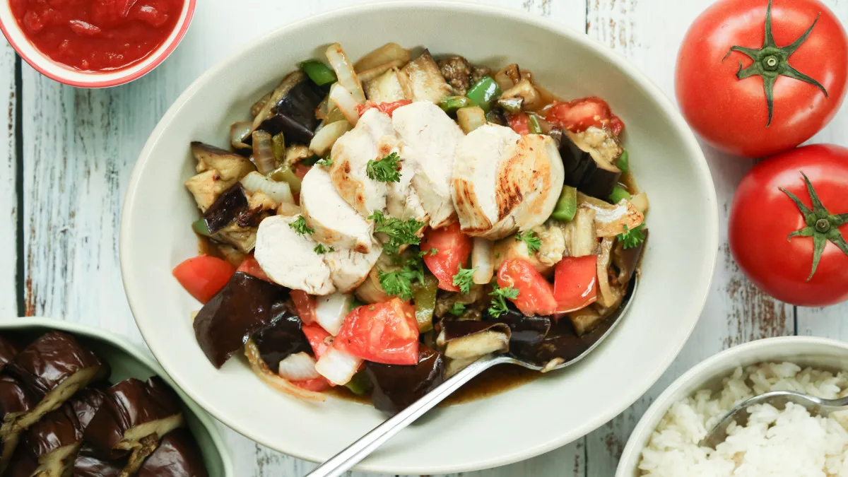 Eggplant Chicken