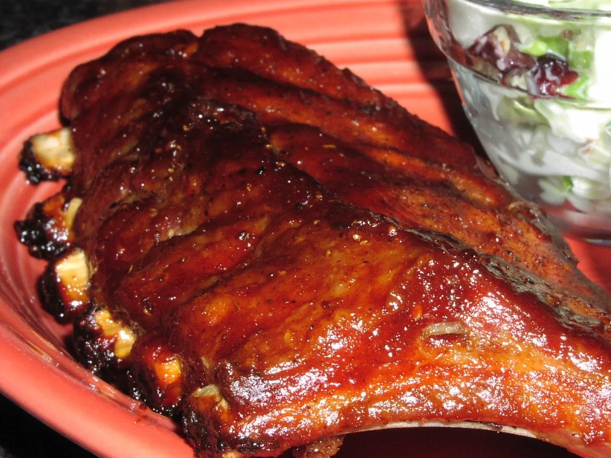 Fall off the Bone Baked Maple Glazed Ribs