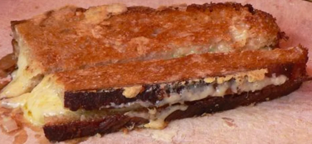 Fancy Grilled Cheese & Ham Sandwich