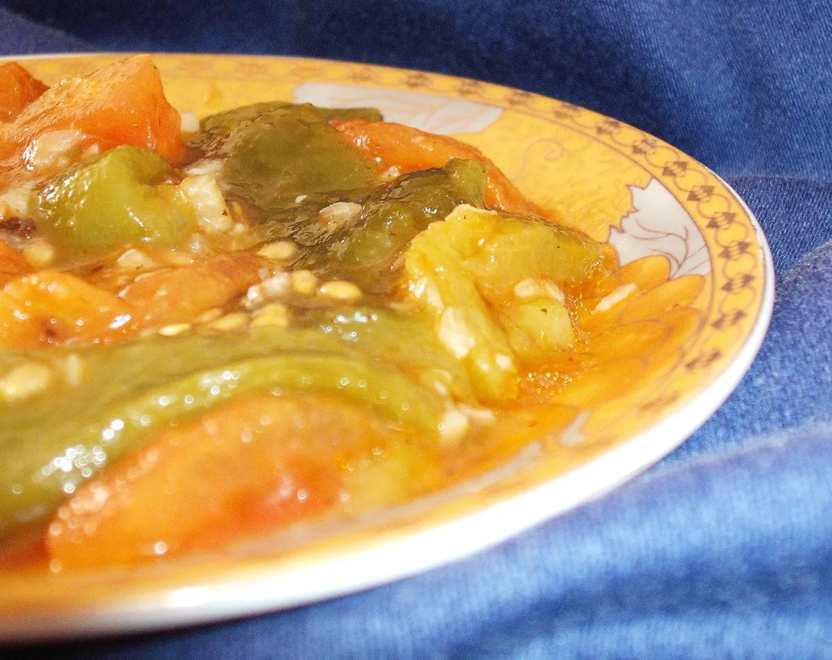 Felfel B'tomatish - Algerian Pepper & Tomato Salad