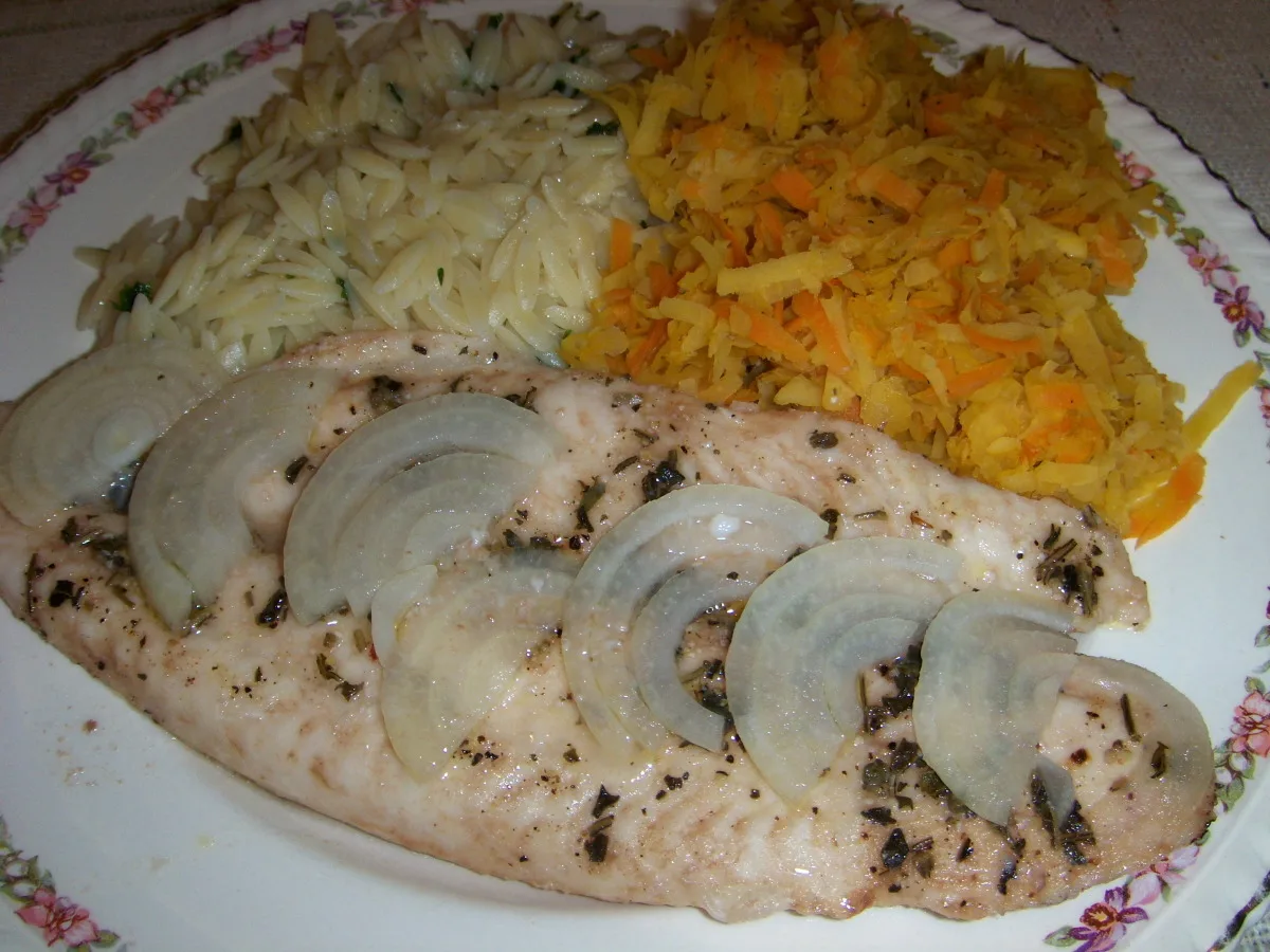 Fish in a Boat Italian Style