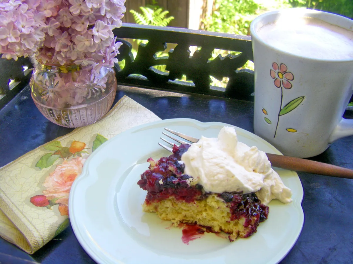 French Apple or Peach Cake
