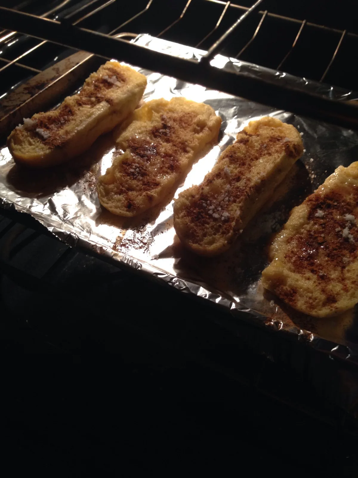 French Toasted Hot Dog Buns