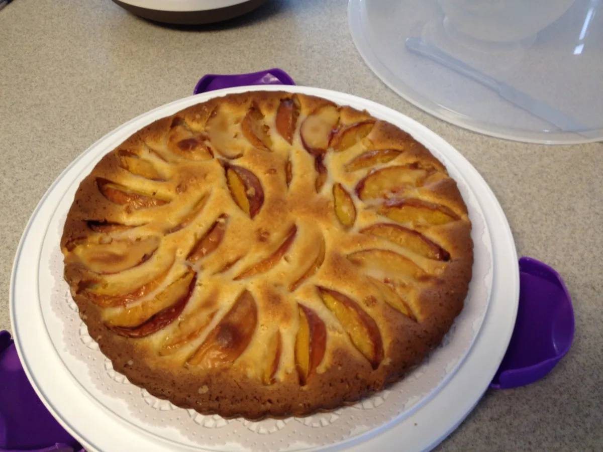 Fresh Peach Torte