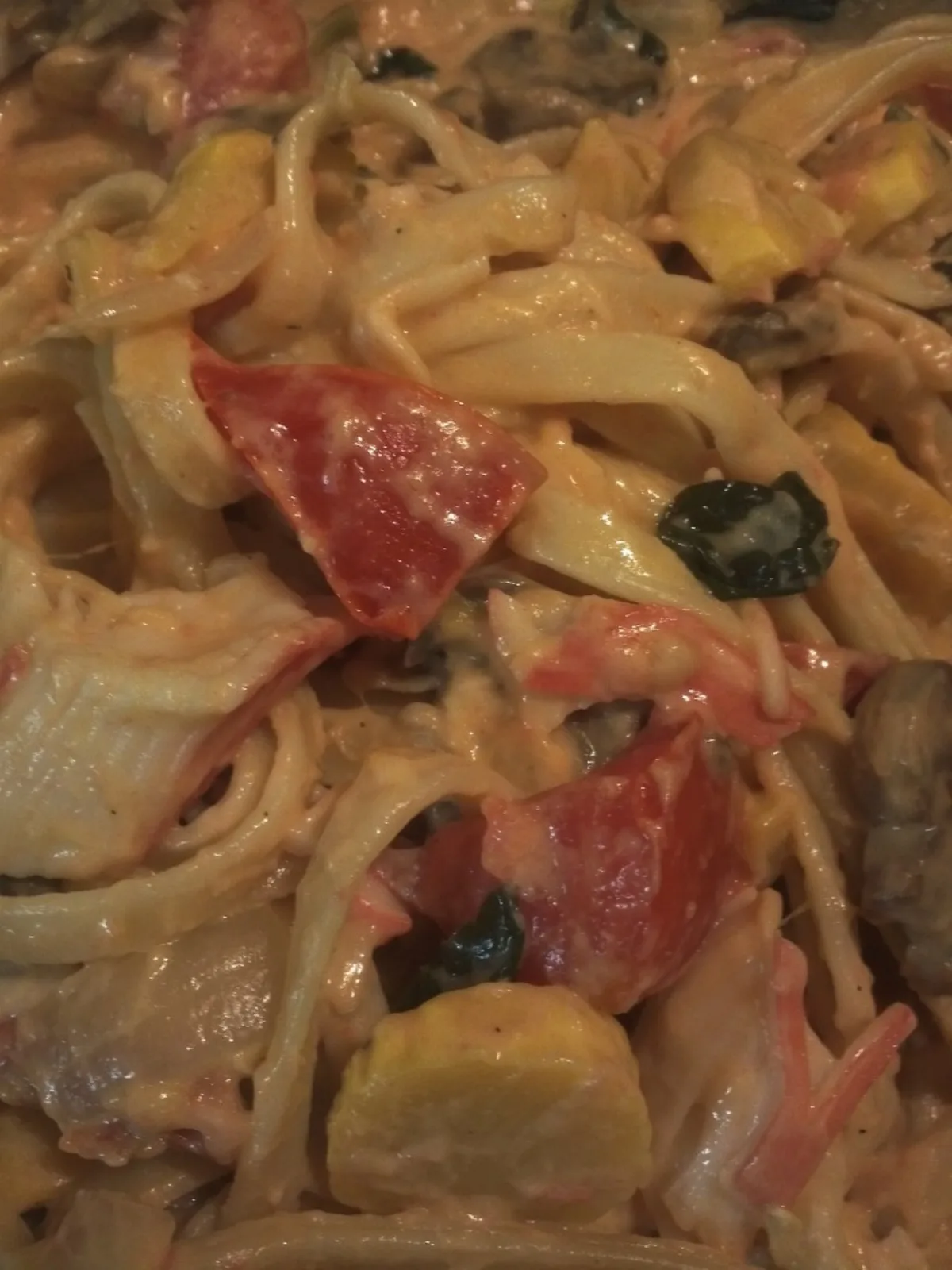 Garden Crab Alfredo