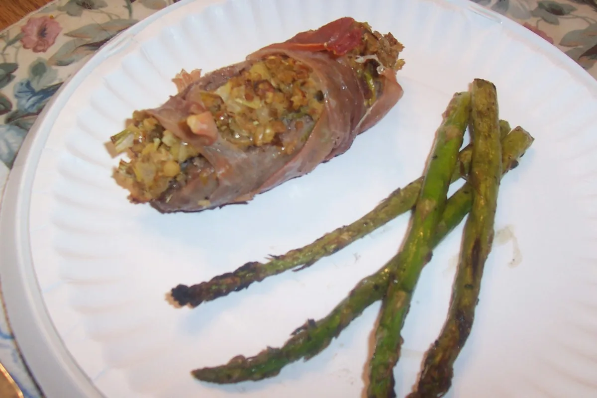 Garlic and Rosemary Stuffed Sausages