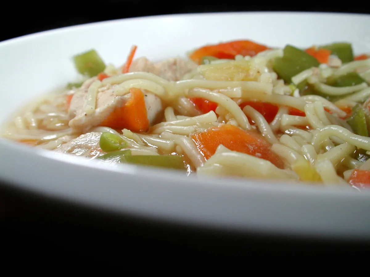 Ginger-Chicken Noodle Soup (Crock Pot)
